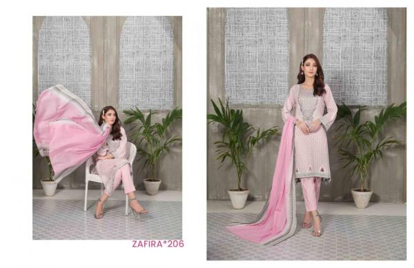 Zafira Vol 2 Heavy Lawn Karachi Cotton Dress Material Collection